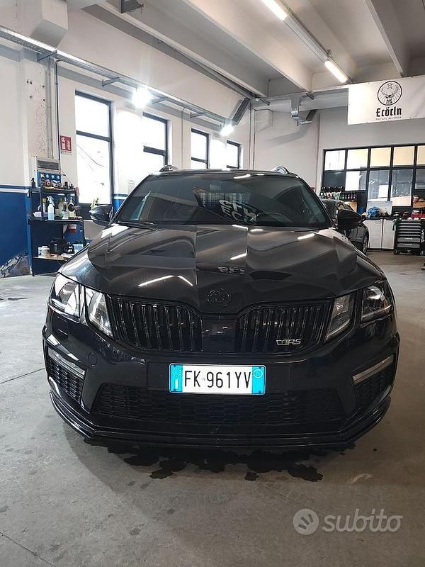 Usata Skoda Octavia vRS 245 CV (180 kW) 2017 Nero Station wagon