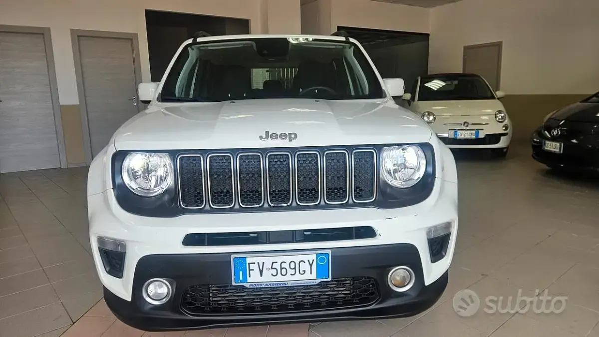 Usata Jeep Renegade Longitude 120 CV (88 kW) 2019 Bianco SUV