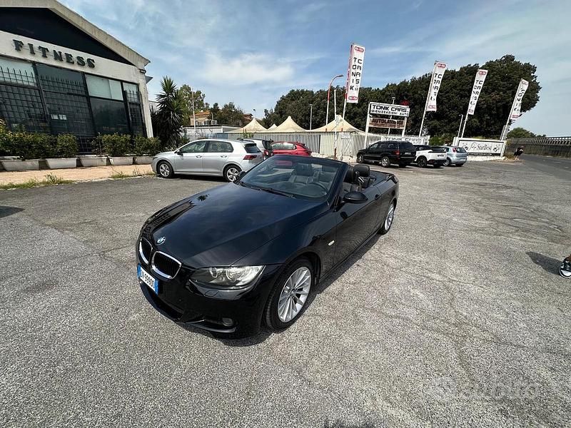 Nero Usata 2008 BMW 325 Cabriolet Cabrio | 6800 € - Immagine 1/4
