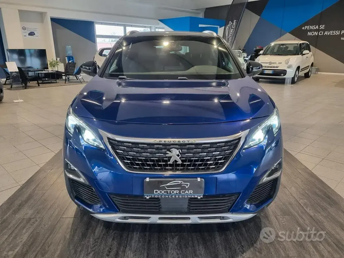 Usata Peugeot 3008 GT-line 120 CV (88 kW) 2017 Blu SUV