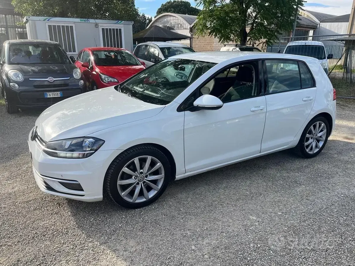 Usata VW Golf VII Highline 150 CV (110 kW) 2017 Bianco Berlina