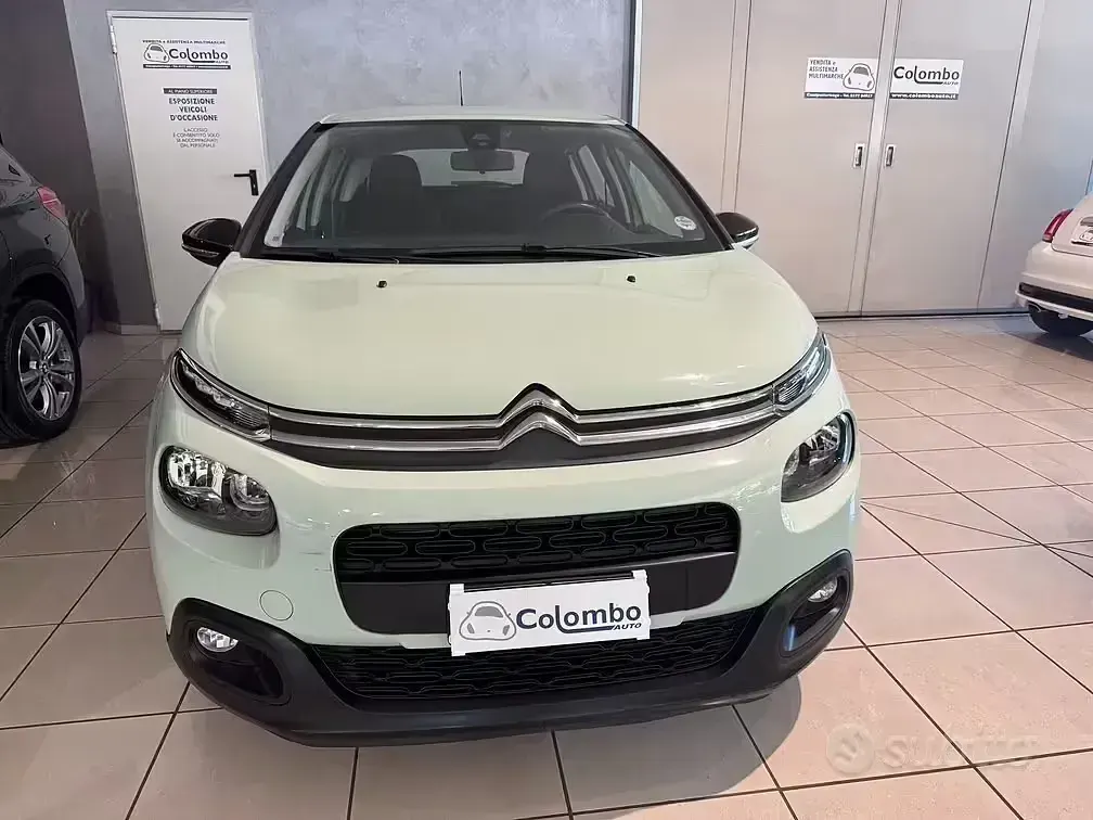 Usata Citroën C3 Feel 68 CV (50 kW) 2019 Verde Utilitaria