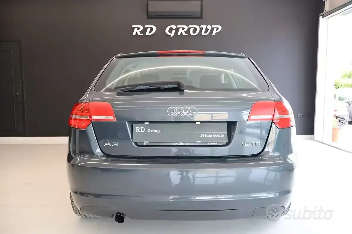 Usata Audi A3 Attraction 105 CV (77 kW) 2010 Grigio Utilitaria