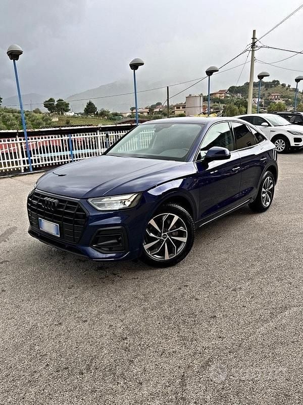 Usata Audi Q5 Sportback S-Line 204 CV (150 kW) 2022 Blu SUV