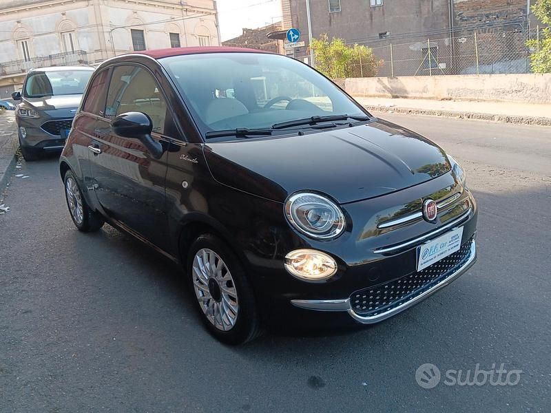 Usata Fiat 500C Dolcevita 70 CV (51 kW) 2022 Nero Cabrio