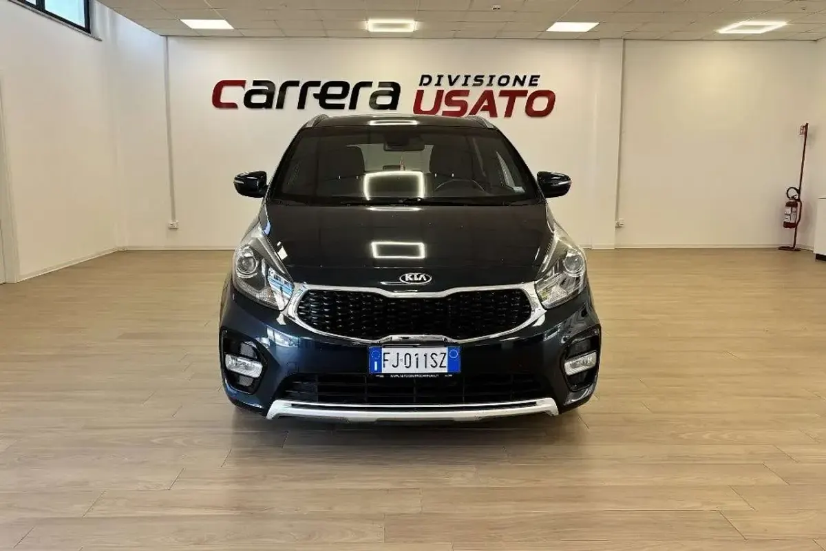 Usata Kia Carens Platinum 141 CV (103 kW) 2017 Blu Monovolume