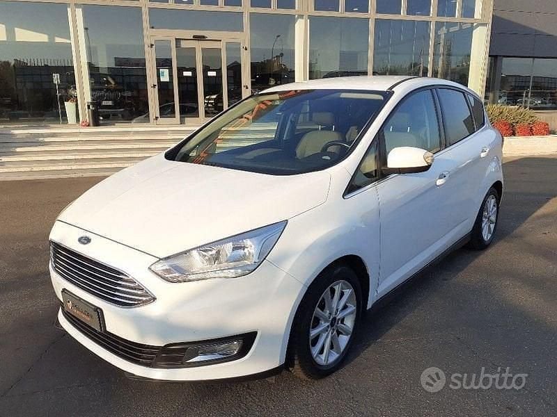 Usata Ford C-MAX 95 CV (69 kW) 2016 Bianco Monovolume