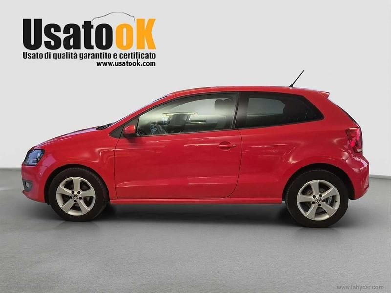 Usata VW Polo Comfortline 82 CV (60 kW) 2011 Rosso Berlina