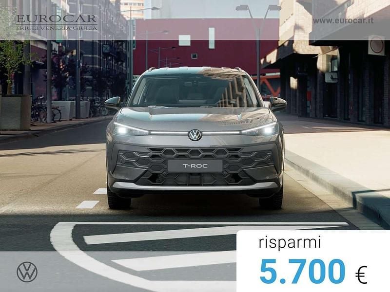 Nuova VW T-Roc Style 150 CV (110 kW) 2026 Wolf grey metallizzato nero SUV