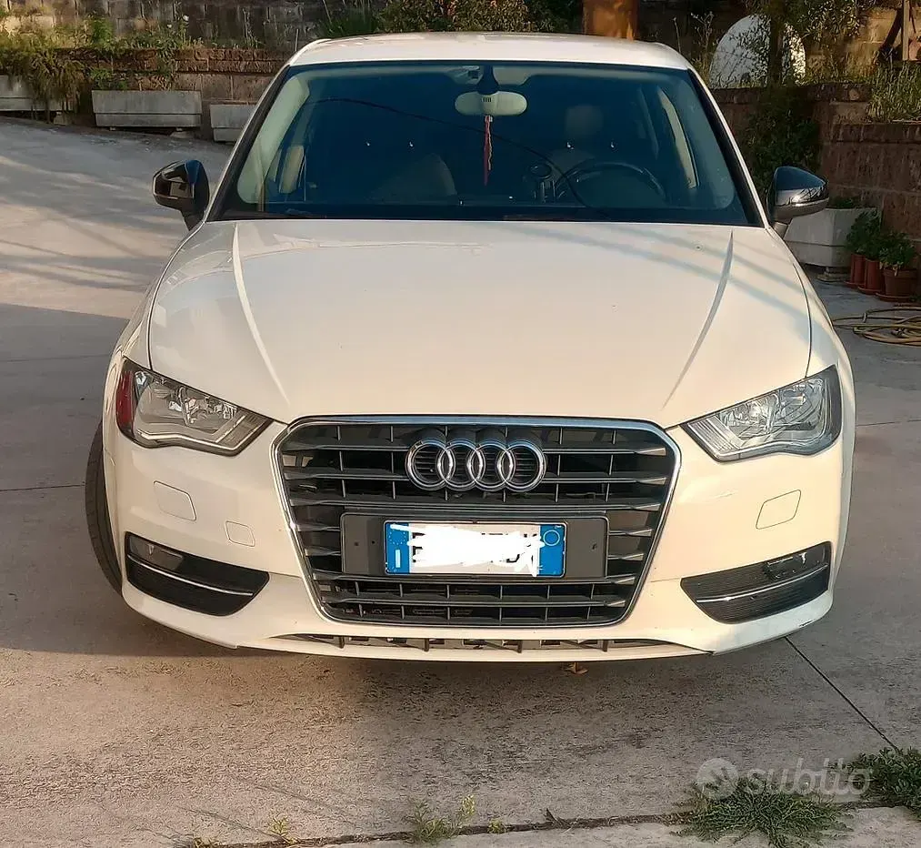 Usata Audi A3 105 CV (77 kW) 2015 Bianco Utilitaria