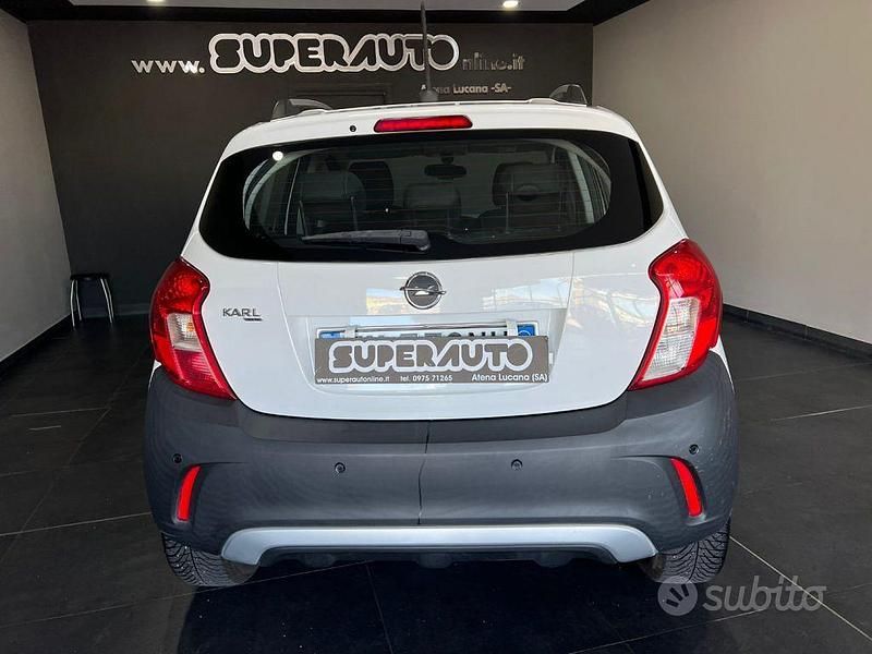 Usata Opel Karl Rocks 75 CV (55 kW) 2018 Bianco Utilitaria