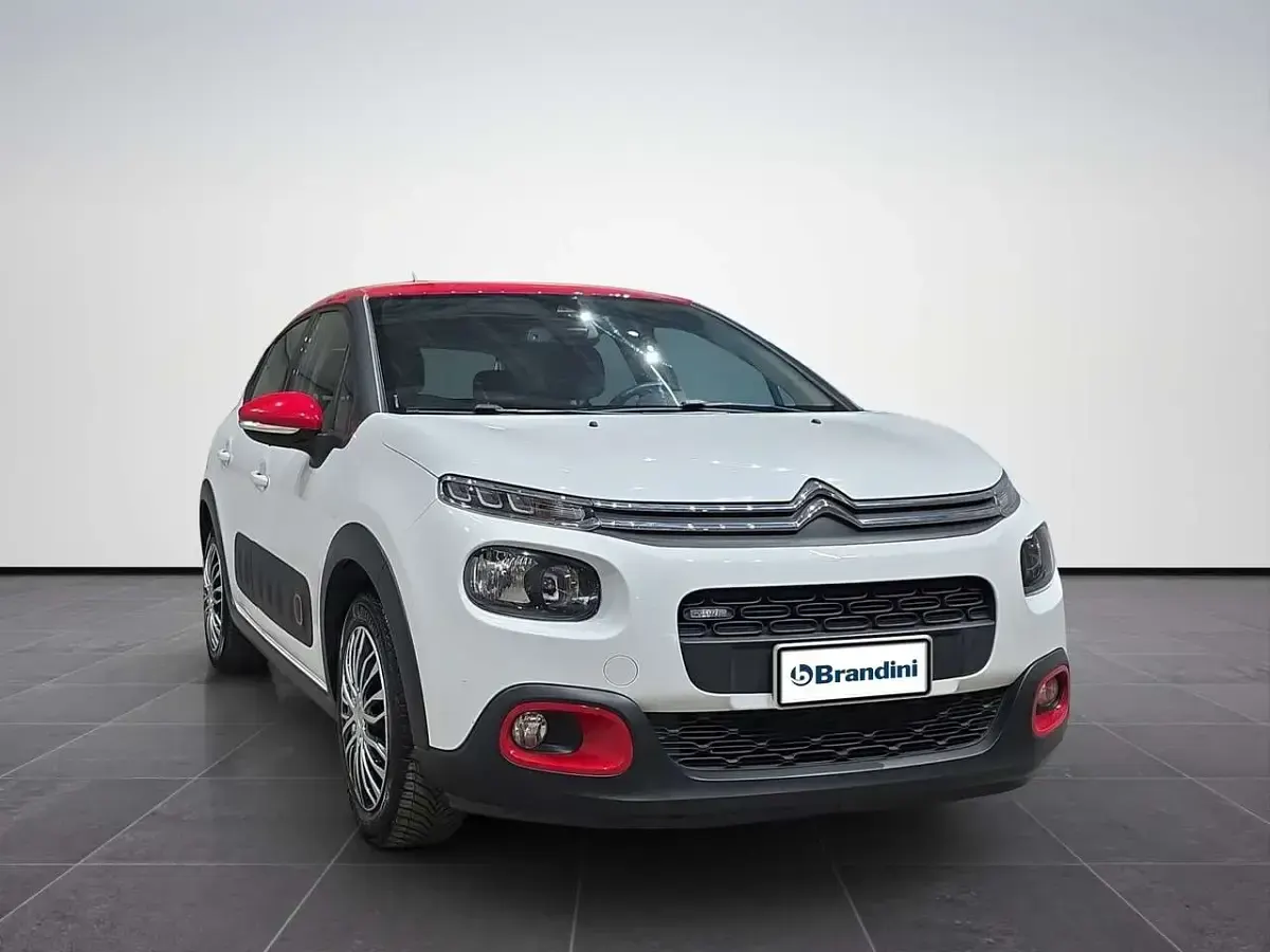 Usata Citroën C3 PureTech 82 CV (60 kW) 2017 Bianca tetto rosso Berlina