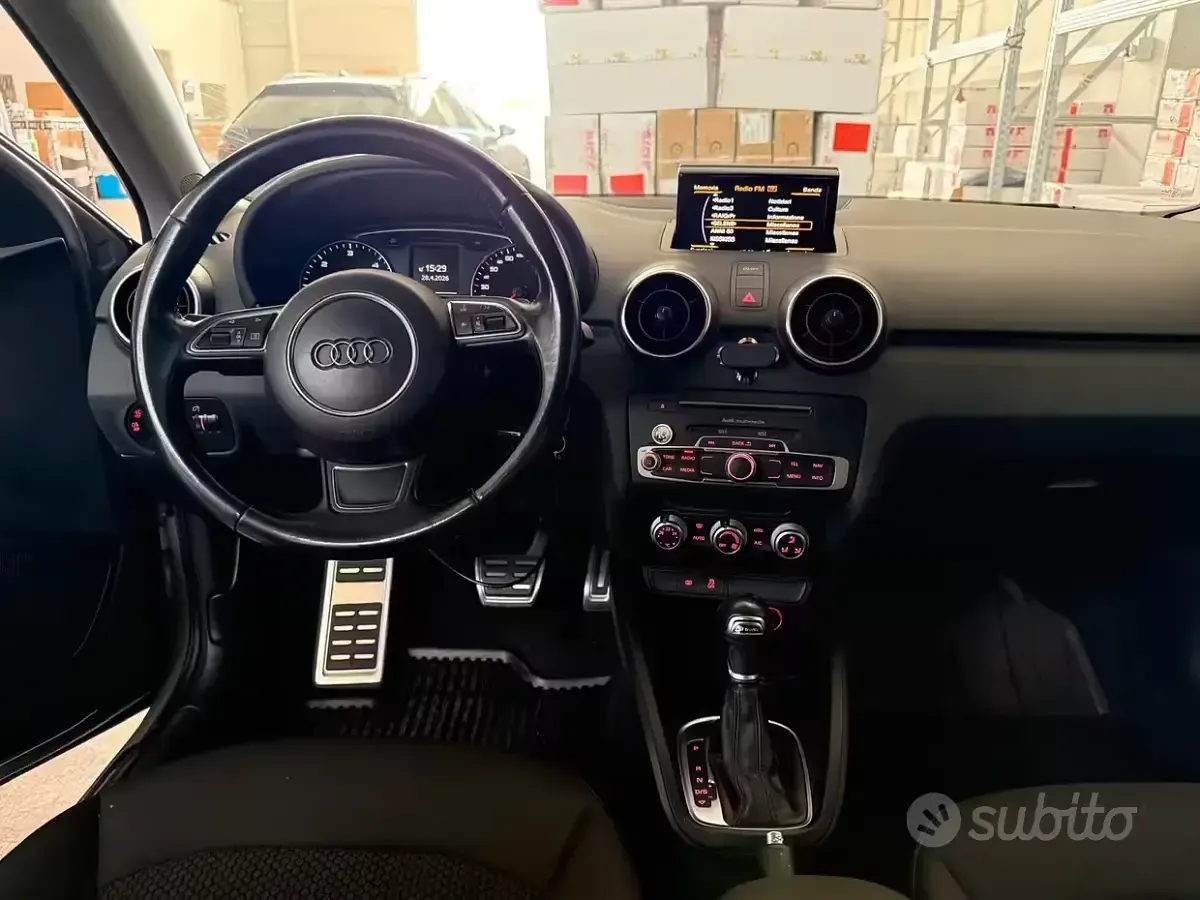 Usata Audi A1 S-Line 90 CV (66 kW) 2017 Grigio Utilitaria
