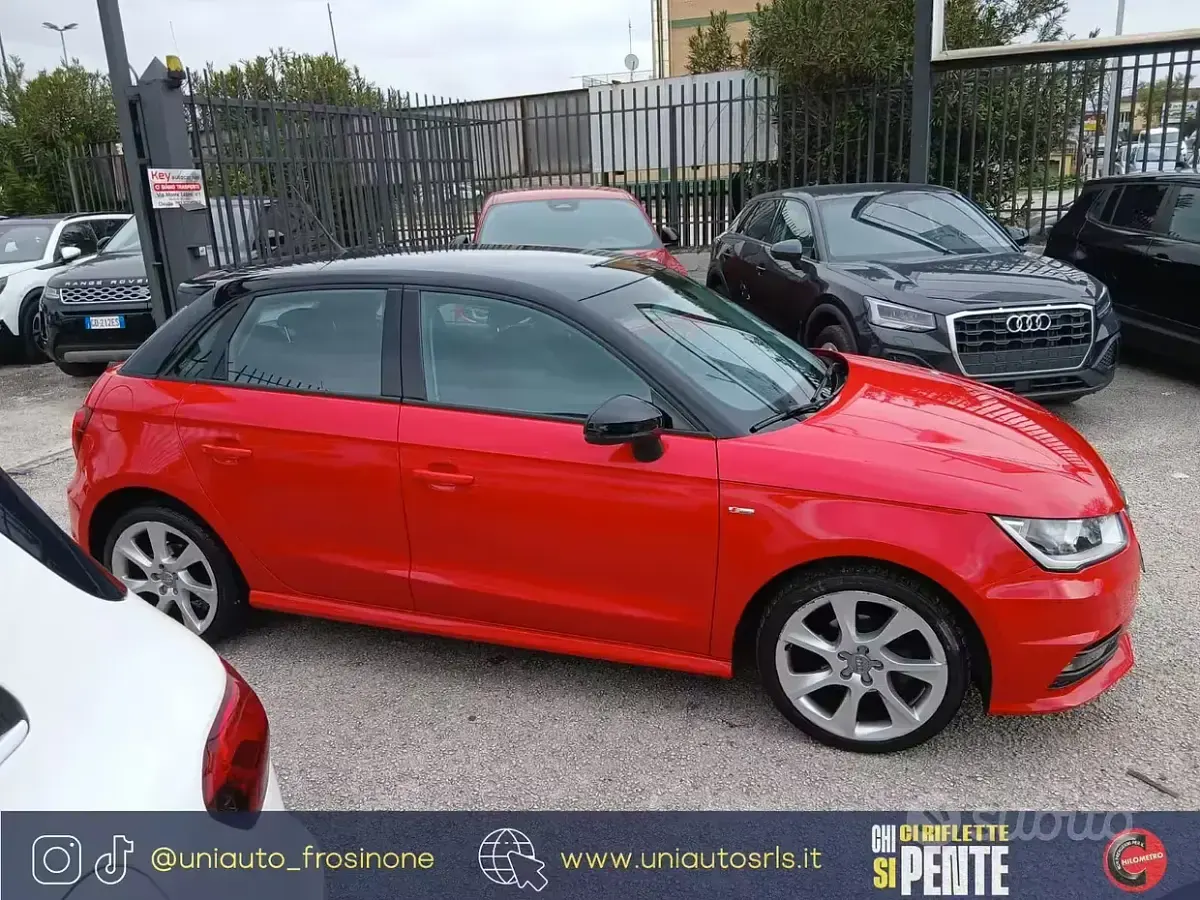 Usata Audi A1 Sport 90 CV (66 kW) 2018 Rosso Berlina
