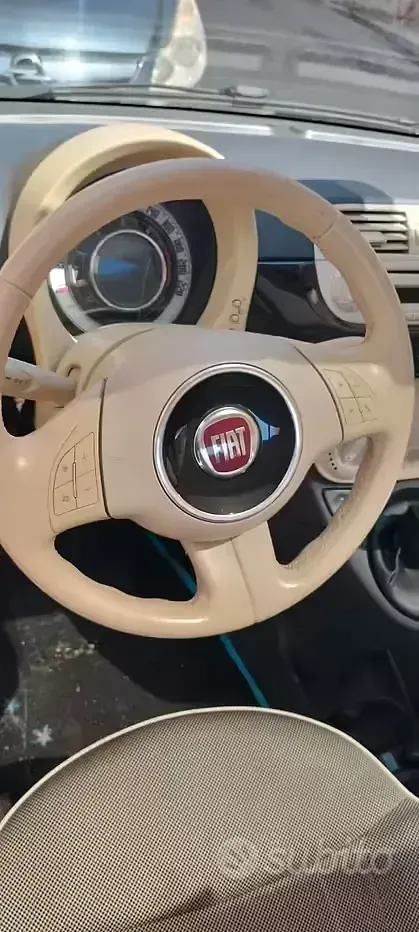 Usata Fiat 500 75 CV (55 kW) 2007 Nero Utilitaria