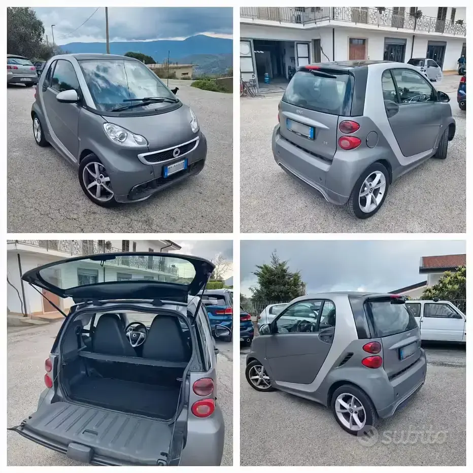 Usata Smart ForTwo Coupé 54 CV (39 kW) 2013 Grigio Coupé