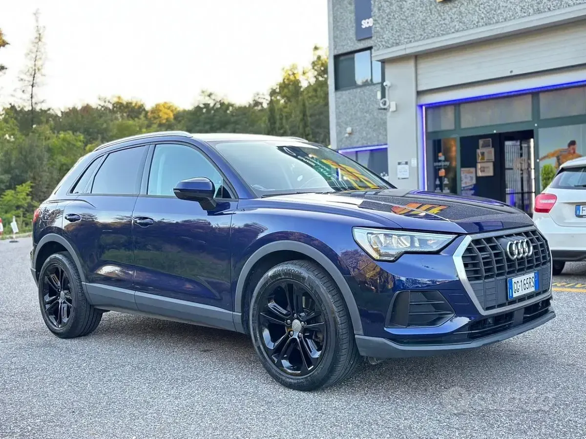Usata Audi Q3 Advanced 150 CV (110 kW) 2021 Blu SUV