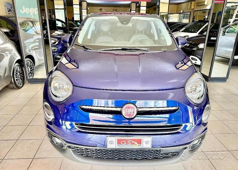 Usata Fiat 500X Connect 130 CV (95 kW) 2022 Blu SUV