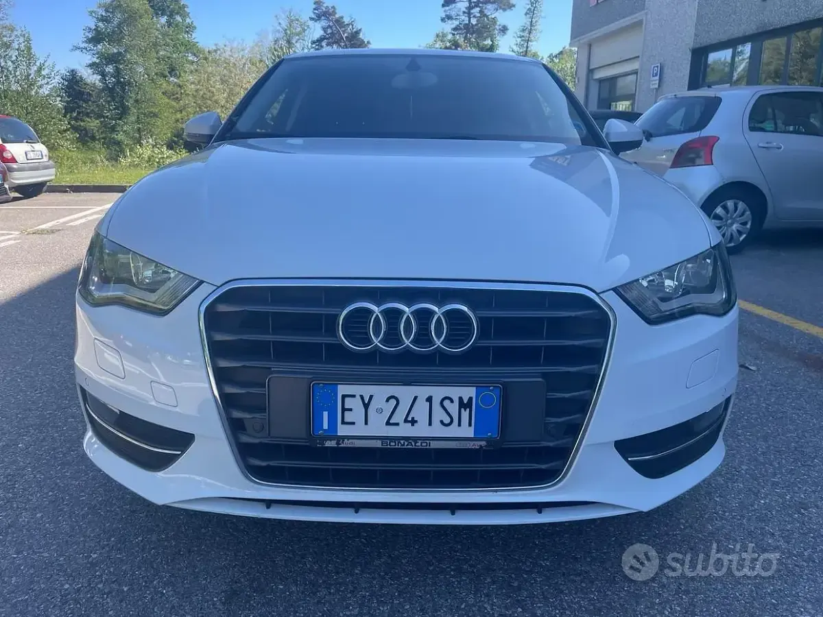 Usata Audi A3 110 CV (80 kW) 2015 Bianco Berlina
