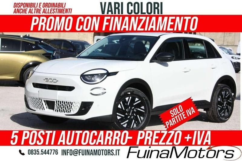 Nuova Fiat 600 110 CV (80 kW) 2026 Bianco SUV