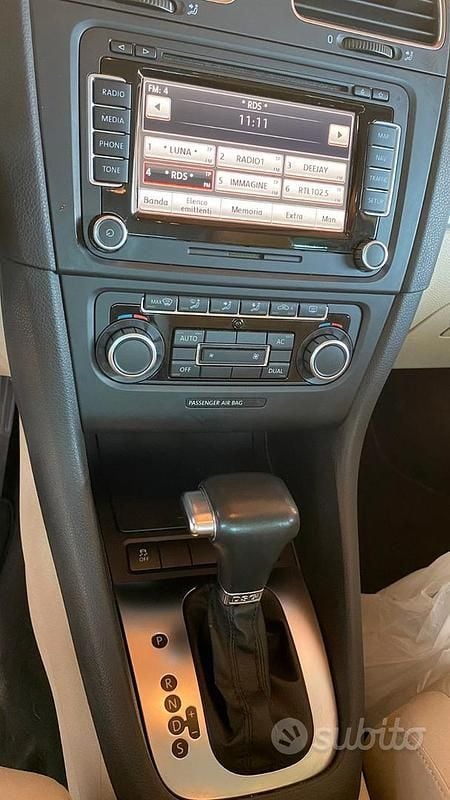 Usata VW Golf VI Highline 105 CV (77 kW) 2010 Bianco Utilitaria