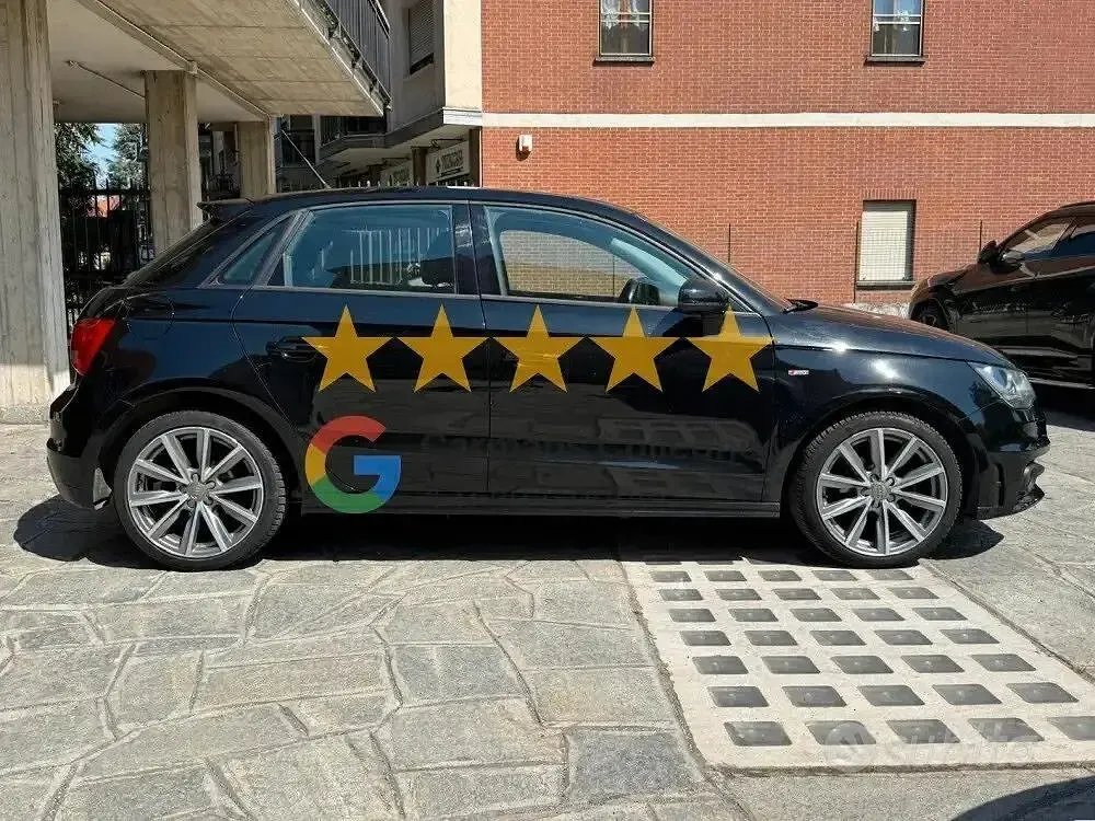 Usata Audi A1 S-Line 90 CV (66 kW) 2014 Nero Utilitaria
