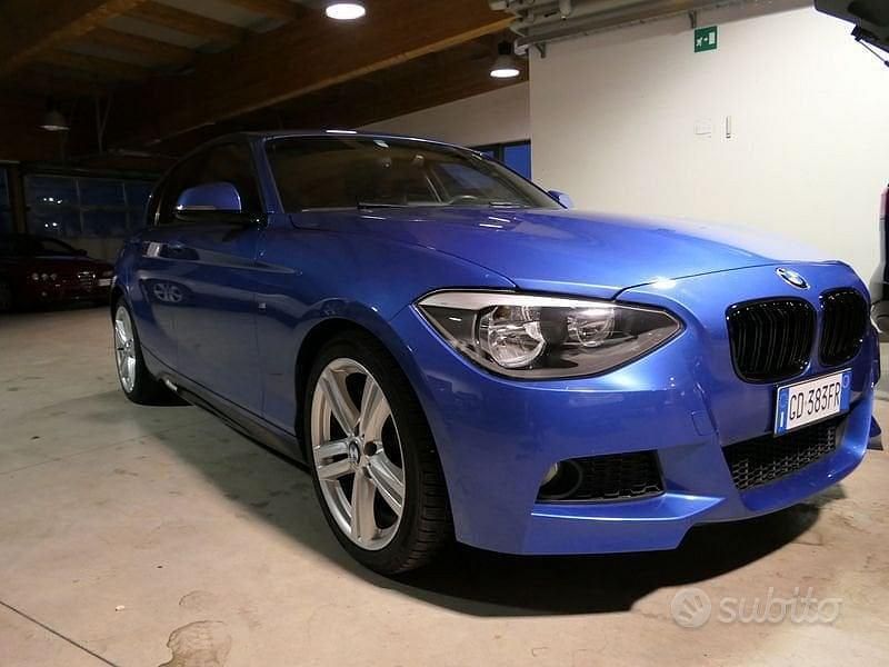 Usata BMW 118 M Sport 170 CV (125 kW) 2014 Blu Utilitaria