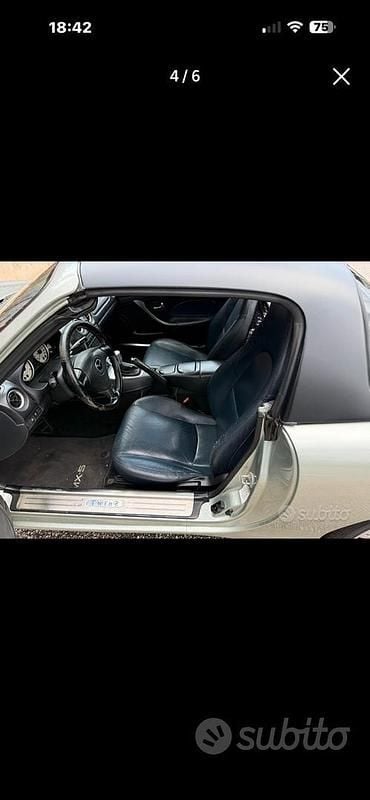 Usata Mazda MX5 110 CV (80 kW) 2003 Grigio Cabrio