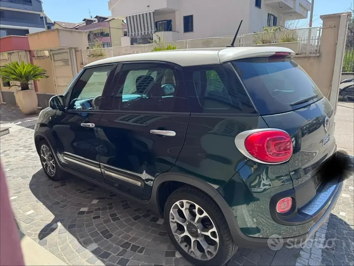 Usata Fiat 500L 105 CV (77 kW) 2014 Verde Monovolume