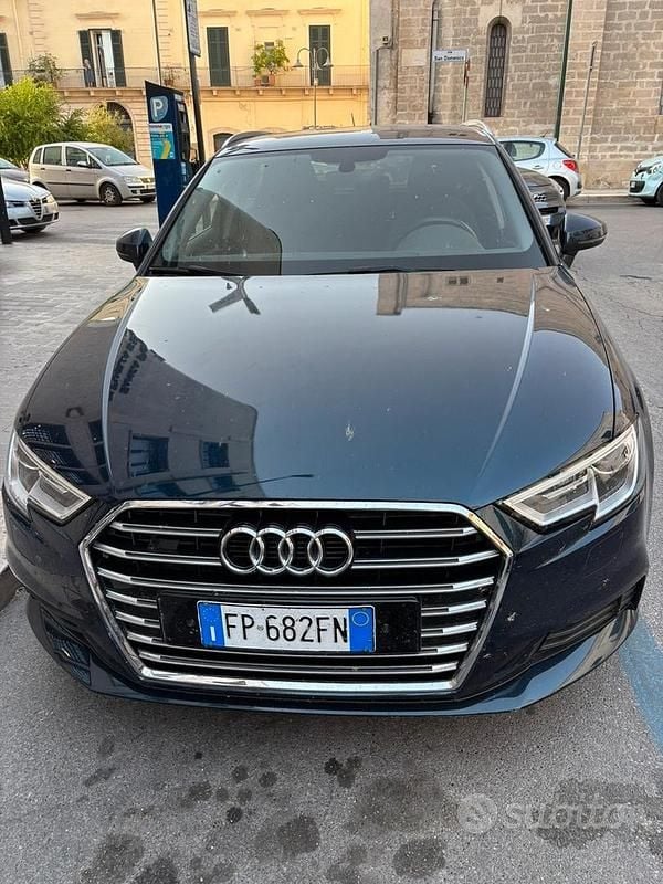 Usata Audi A3 150 CV (110 kW) 2018 Blu Berlina