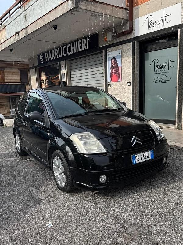 Usata Citroën C2 VTR Sport 70 CV (51 kW) 2006 Nero Utilitaria