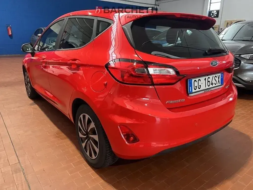 Usata Ford Fiesta Titanium 125 CV (91 kW) 2022 Rosso Utilitaria