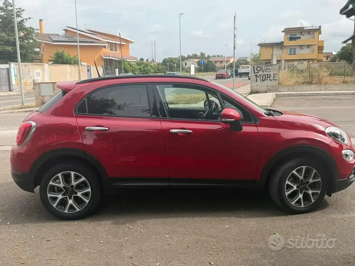Usata Fiat 500X 95 CV (69 kW) 2017 Rosso SUV