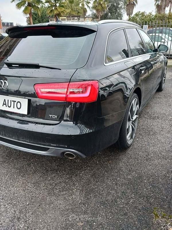 Usata Audi A6 S-Line 205 CV (150 kW) 2015 Nero Station wagon