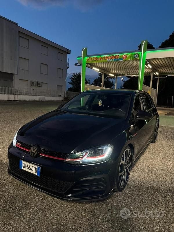 Usata VW Golf VII GTI 245 CV (180 kW) 2019 Nero Berlina