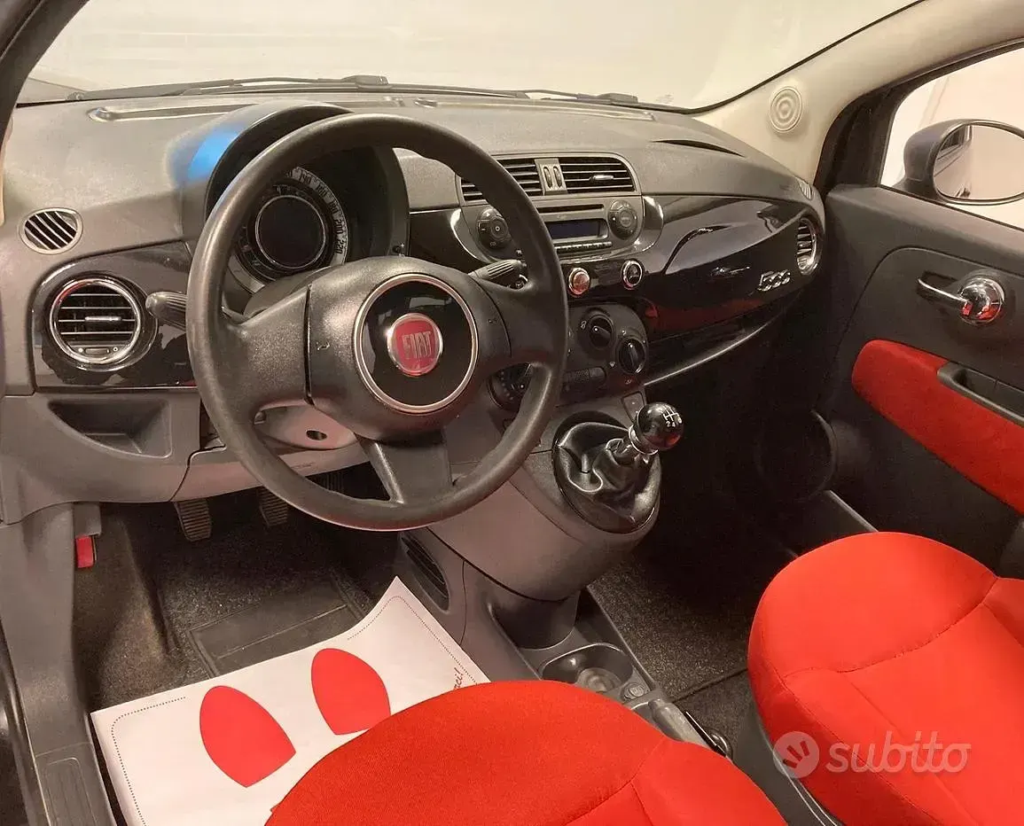 Usata Fiat 500 69 CV (50 kW) 2010 Nero Berlina