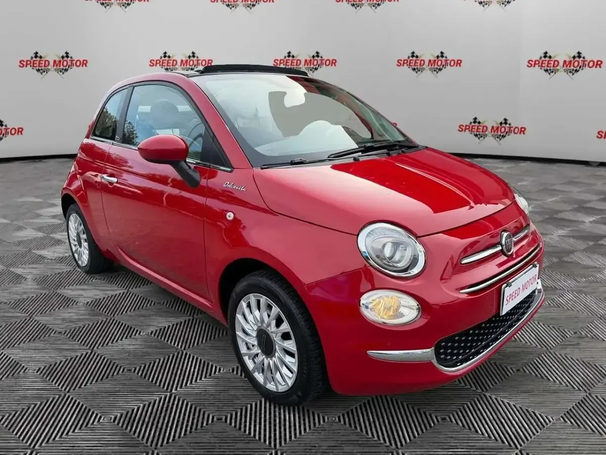 Usata Fiat 500C Dolcevita 69 CV (50 kW) 2022 Rosso Cabrio