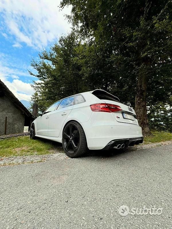 Usata Audi S3 300 CV (220 kW) 2016 Bianco Berlina