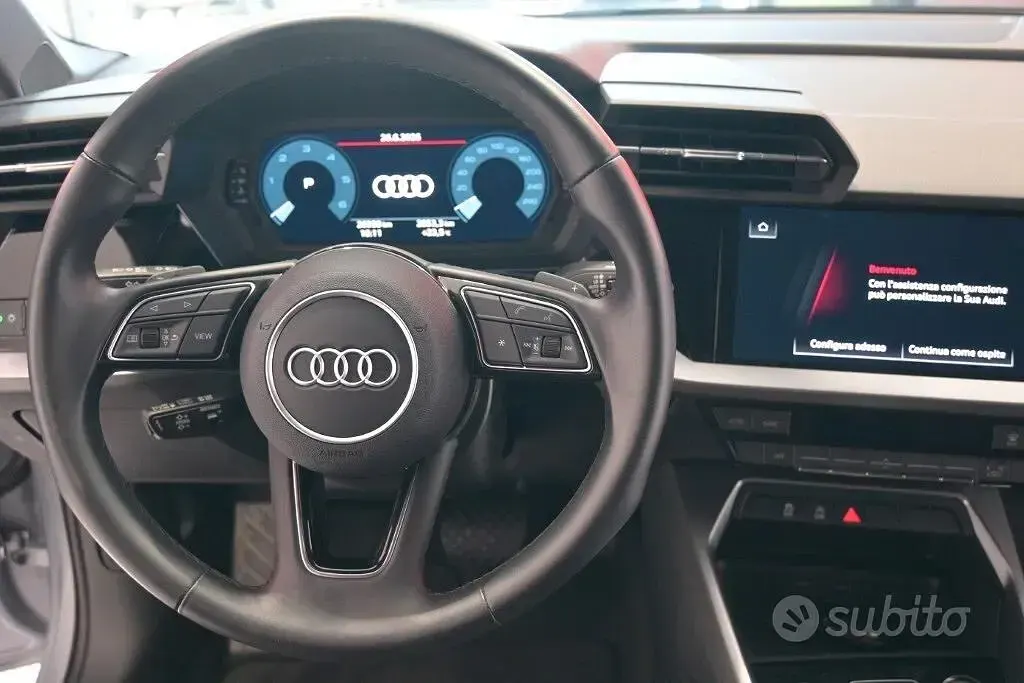 Usata Audi A3 Advanced 116 CV (85 kW) 2022 Grigio Berlina