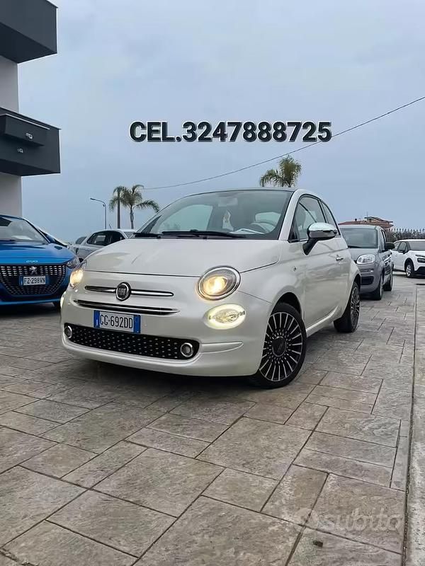 Usata Fiat 500 69 CV (50 kW) 2018 Bianco Berlina