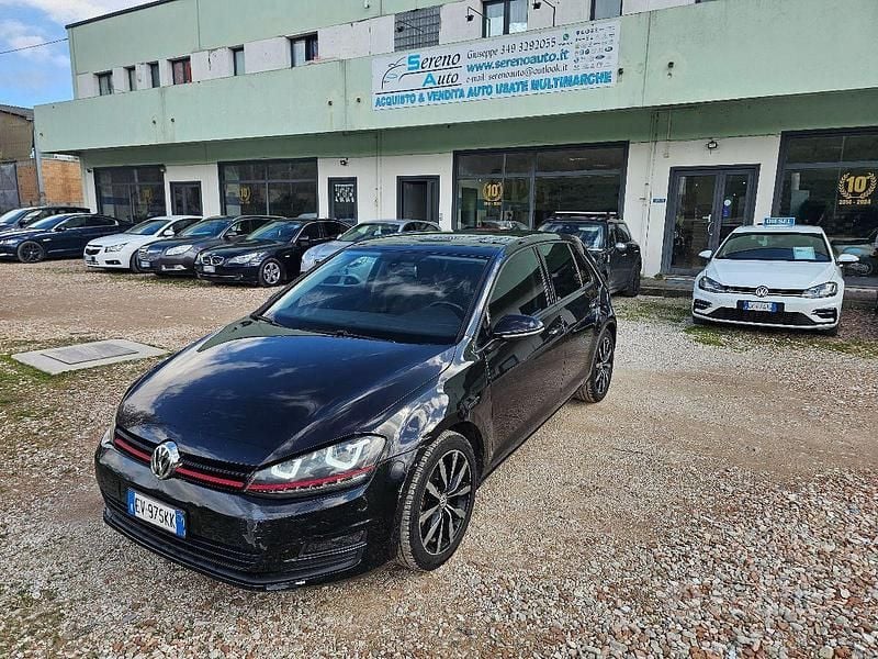 Usata VW Golf VII GTD 105 CV (77 kW) 2014 Nero Utilitaria