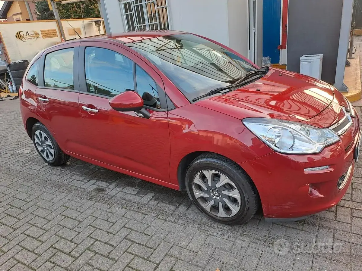 Usata Citroën C3 Exclusive 82 CV (60 kW) 2014 Rosso Berlina