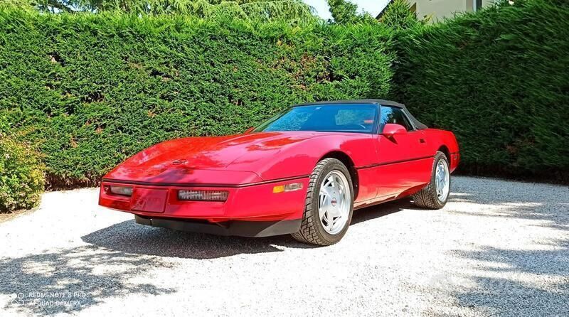 Rosso Usata 1990 Chevrolet Corvette C4 Cabrio | 39.500 € - Immagine 1/4