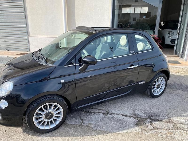 Usata Fiat 500C Lounge 95 CV (69 kW) 2011 Nero Cabrio