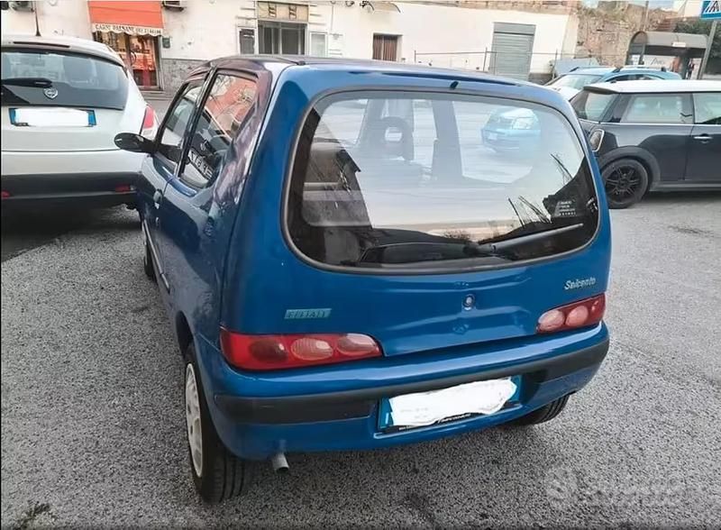 Usata Fiat Seicento 2001 Blu Utilitaria