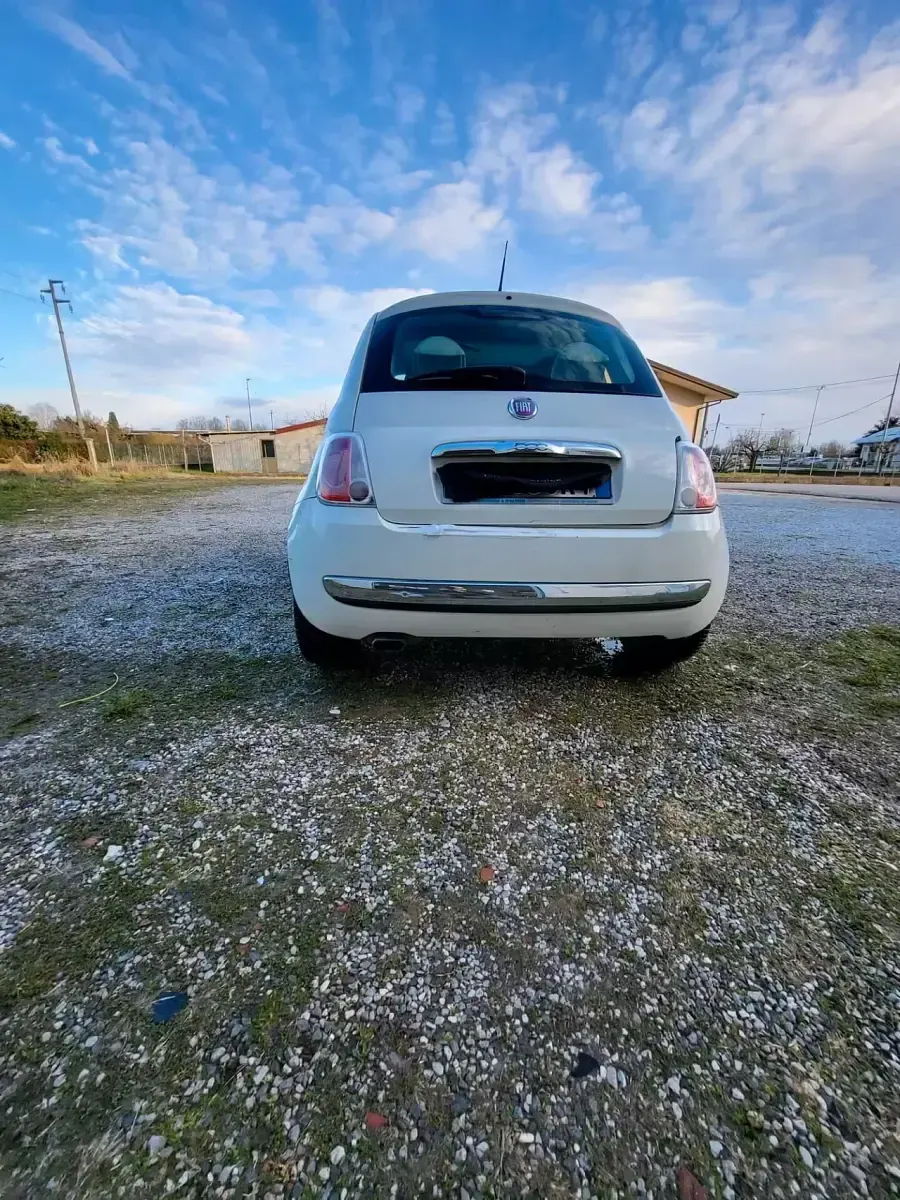 Usata Fiat 500 Pop 75 CV (55 kW) 2009 Bianco Cabrio