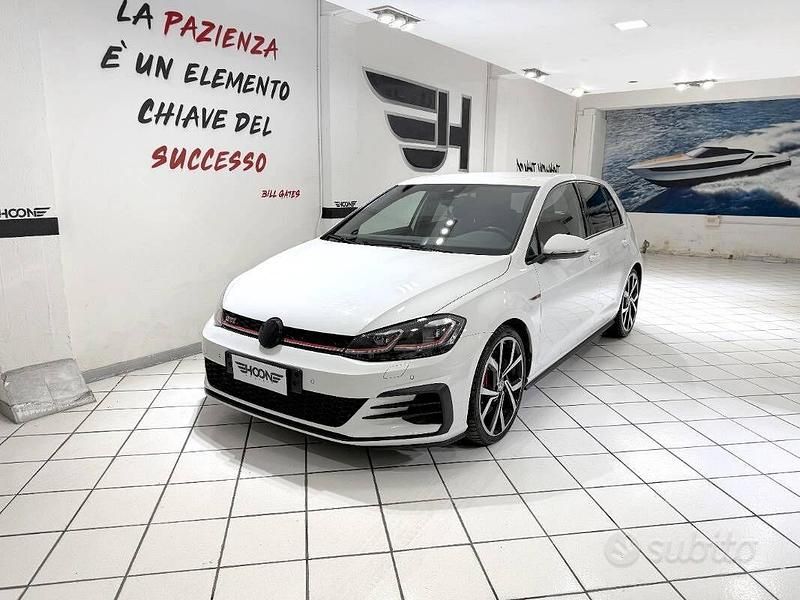 Usata VW Golf VII GTI 245 CV (180 kW) 2019 Bianco Berlina