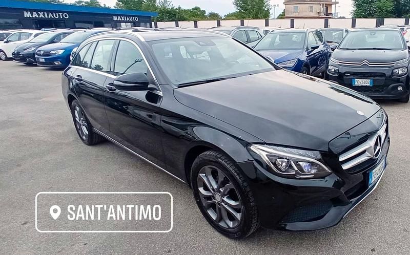 Nero Usata 2016 Mercedes C200 Station wagon | 13.500 € (Buon prezzo) - Immagine 1/4