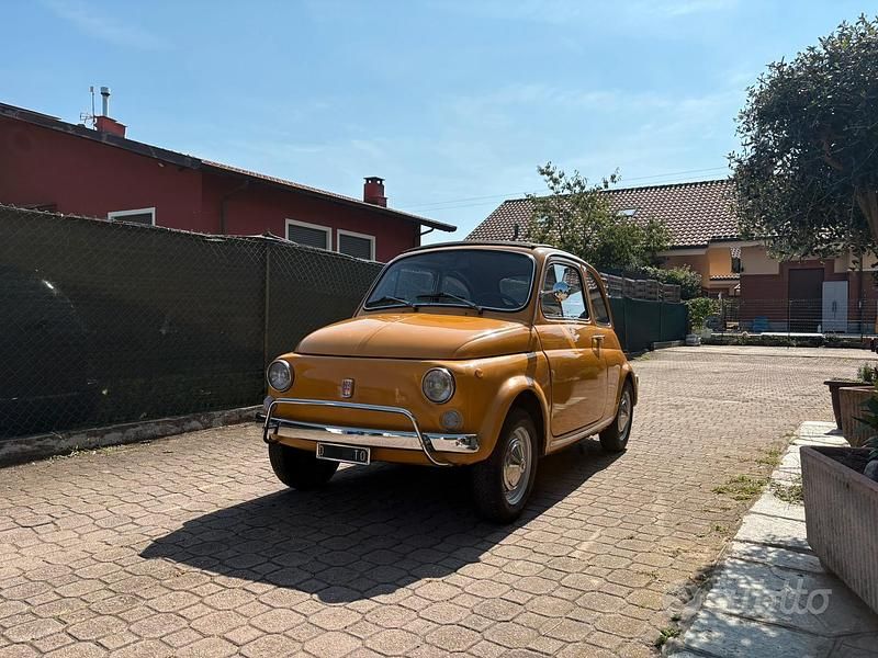 Usata Fiat 500 1970 Giallo Utilitaria