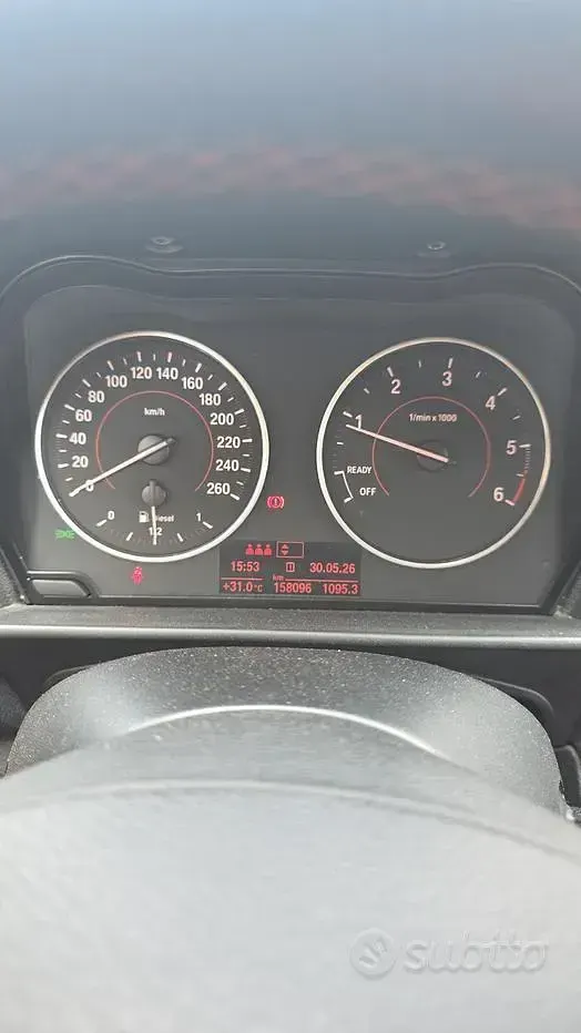 Usata BMW 118 Sport Line 143 CV (105 kW) 2013 Nero Utilitaria
